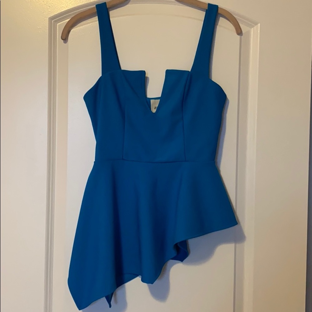 Blue tank top